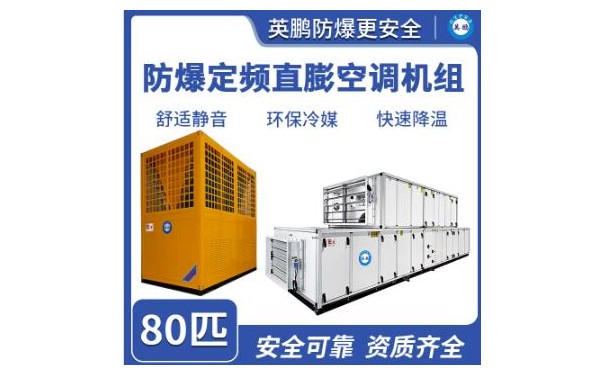 英鹏防爆定频直膨空调机组80匹-- 广东英鹏暖通设备有限公司