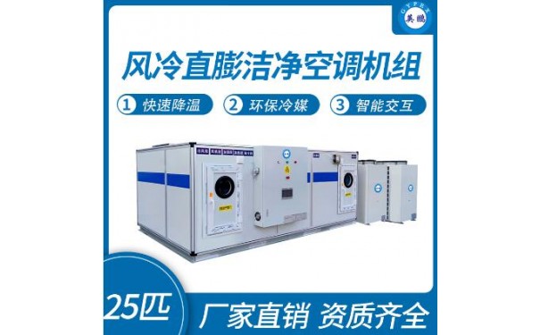 英鹏风冷直膨洁净空调机组25匹-- 广东英鹏暖通设备有限公司
