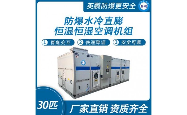 英鹏水冷直膨恒温恒湿空调机组-30匹-- 广东英鹏暖通设备有限公司