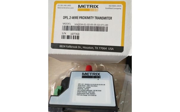 美国METRIX变送器-- 南京金倍得科技发展有限公司